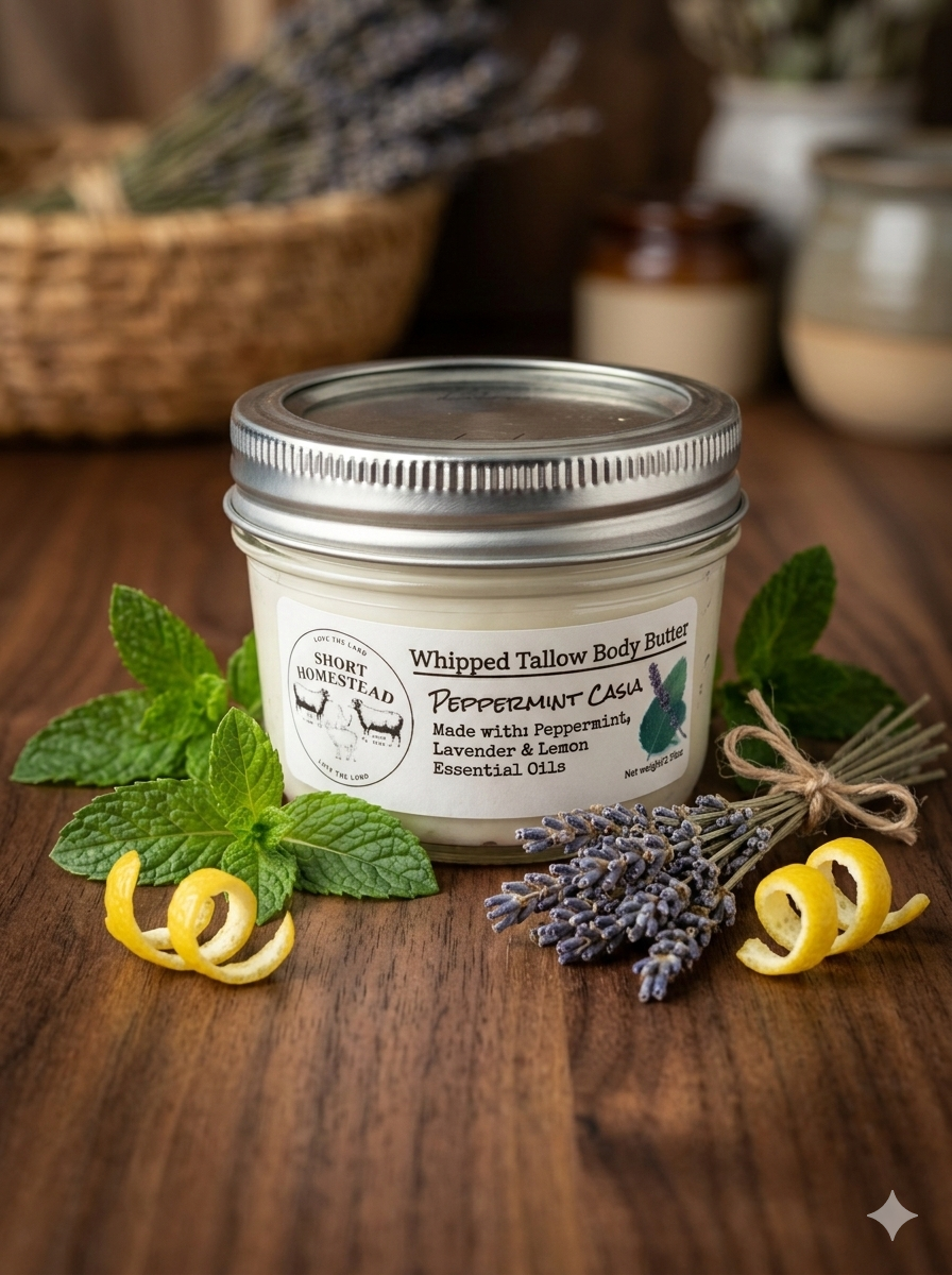 Laven Mint Whipped Tallow Body Butter