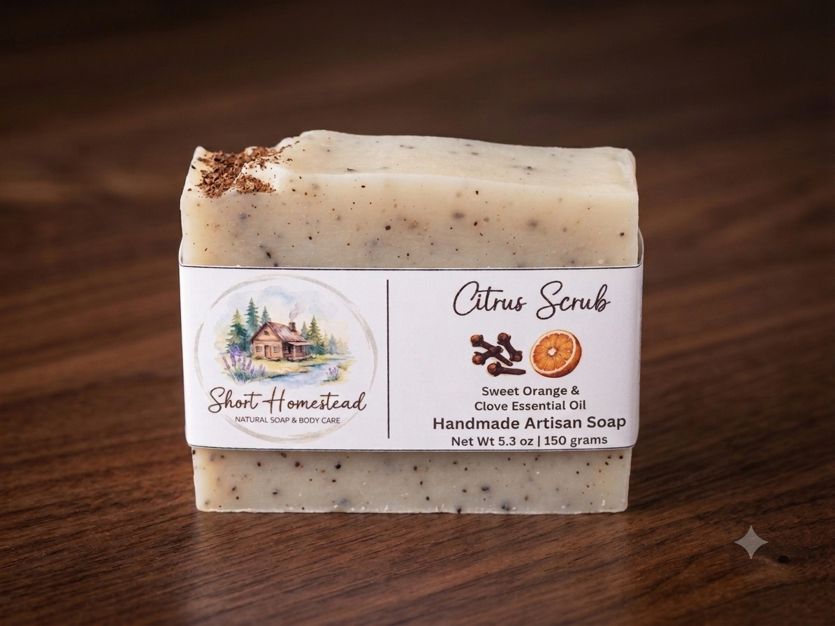 Citrus Scrub Tallow Soap